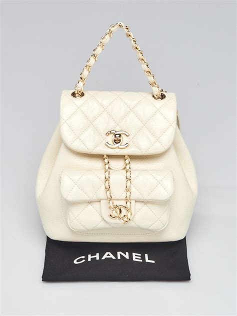 chanel backpack used|authentic chanel backpack.